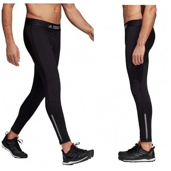 ADIDAS Terrex Agravic Tight Runnings Men's Pants Size 36"/S Elastic waistband - Picture 7 of 12